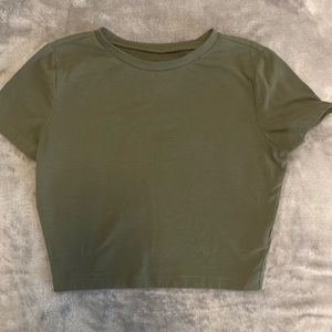 Army green crop top from target. Only worn a couple times. Price negotiable.